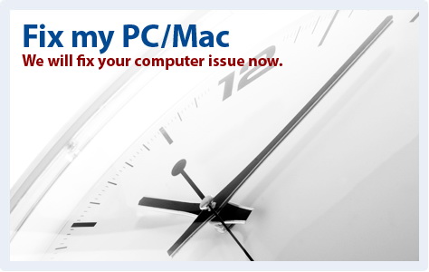We will fix your computer issue now.