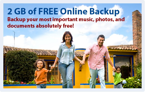 Backup your most important music, photos, and documents absolutely free!